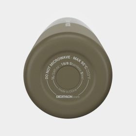 Decathlon Quechua 1 lt Haki MH500 Paslanmaz Çelik Termos
