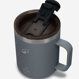 Decathlon Quechua 900 Gri 0.35 lt Paslanmaz Çelik Termos Bardak
