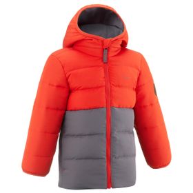 Decathlon Quechua Çocuk Turuncu Gri Doğa Yürüyüşü Şişme Montu