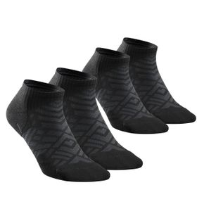 Decathlon Quechua Hike 100 Siyah 2 Çift Kısa Konçlu Outdoor Çorap