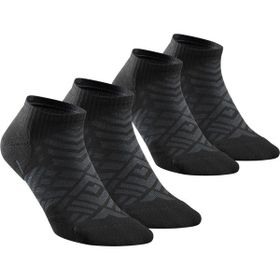 Decathlon Quechua Hike 100 Siyah 2 Çift Kısa Konçlu Outdoor Çorap