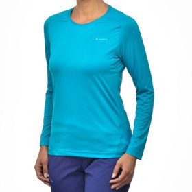 Decathlon Quechua MH-100 Turkuaz Kadın Outdoor Tişört