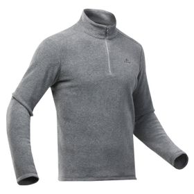 Decathlon Quechua MH100 Gri Erkek Outdoor Polar