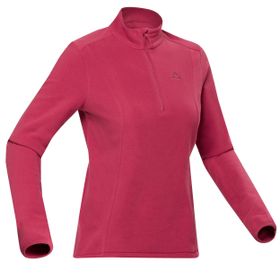 Decathlon Quechua MH100 Koyu Bordo Kadın Outdoor Polar