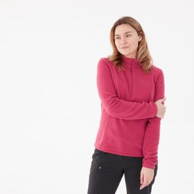 Decathlon Quechua MH100 Koyu Bordo Kadın Outdoor Polar