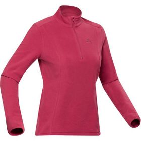 Decathlon Quechua MH100 Koyu Bordo Kadın Outdoor Polar