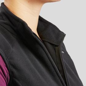 Decathlon Quechua MH120 Siyah Kadın Outdoor Polar Yelek
