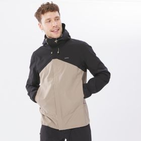 Decathlon Quechua MH150 Siyah Bej Erkek Outdoor Yağmurluk