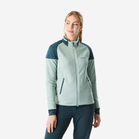 Decathlon Quechua MH500 Mountain Yeşil Sıcak Tutan Kadın Outdoor Polar Mont