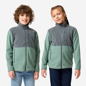 Decathlon Quechua MH500 Yeşil Çocuk Outdoor Polar Mont