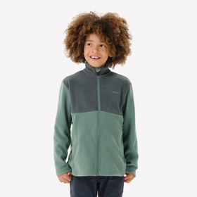Decathlon Quechua MH500 Yeşil Çocuk Outdoor Polar Mont