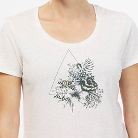 Decathlon Quechua NH-500 Beyaz Kadın Outdoor T-Shirt