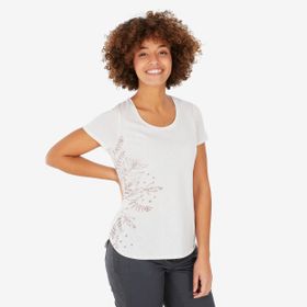 Decathlon Quechua NH-500 Beyaz Kadın Outdoor T-Shirt