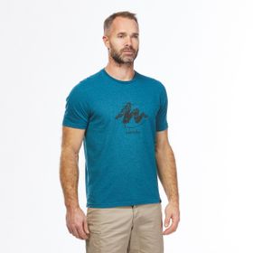 Decathlon Quechua NH100 Mavi Erkek Outdoor T-shirt