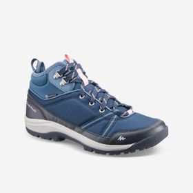 Decathlon Quechua NH100 Mid Wp Mavi Kadın Outdoor Su Geçirmez Bot
