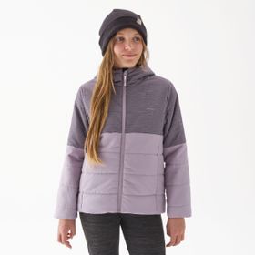 Decathlon Quechua NH100 Mor Çocuk Outdoor Şişme Mont