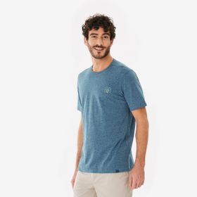 Decathlon Quechua NH100 Yeşil Kısa Kollu Erkek Outdoor T-Shirt