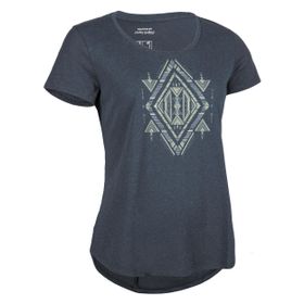 Decathlon Quechua NH500 Lacivert Outdoor Kadın T-shirt