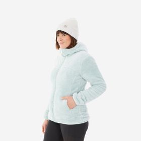 Decathlon Quechua NH500 Yeşil Sıcak Tutan Kadın Outdoor Polar Mont