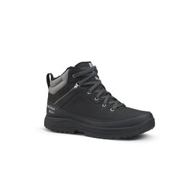 Decathlon Quechua SH100 Mid Su Geçirmez Siyah Erkek Outdoor Kar Botu