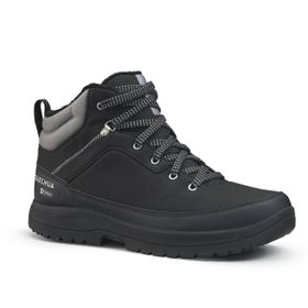 Decathlon Quechua SH100 Mid Su Geçirmez Siyah Erkek Outdoor Kar Botu