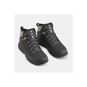Decathlon Quechua SH100 Mid Su Geçirmez Siyah Erkek Outdoor Kar Botu