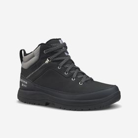 Decathlon Quechua SH100 Mid Su Geçirmez Siyah Erkek Outdoor Kar Botu