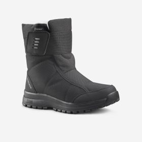 Decathlon Quechua SH100 Siyah Su Geçirmez Kadın Outdoor Kar Botu