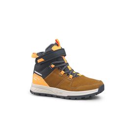 Decathlon Quechua Sh100 Warm Deri Çocuk Cırt Cırtlı Kar Botu