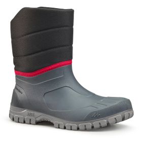 Decathlon Quechua SH100 X-Warm Gri Siyah Erkek Kar Botu