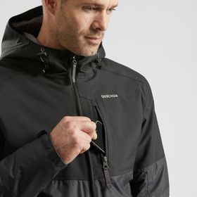 Decathlon Quechua SH100 X-Warm Siyah Erkek Karda Yürüyüş Montu