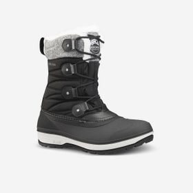 Decathlon Quechua SH500 High Siyah Su Geçirmez Kadın Outdoor Kar Botu