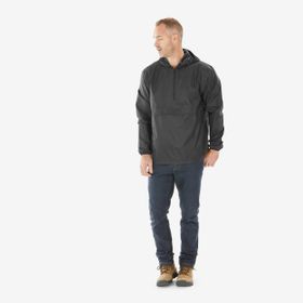 Decathlon Quechua Siyah Raincut 1 2 Zip Yağmurluk