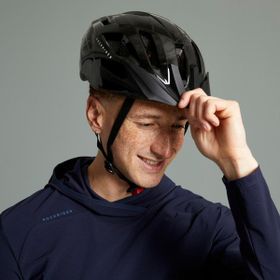 Decathlon Rockrider EXPL 50 Siyah Dağ Bisikleti Kaskı