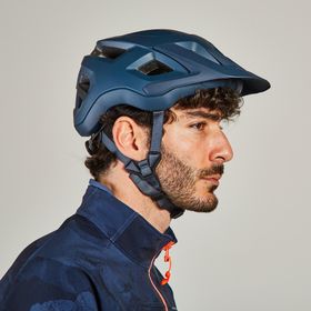 Decathlon Rockrider Mavi ST 500 Dağ Bisikleti Kaskı