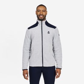 Decathlon Sailing 100 Alacalı Gri Sıcak Tutan Yelkenli Erkek Polar