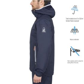 Decathlon Sailing 100 Lacivert Erkek Yelkenli Yağmurluğu