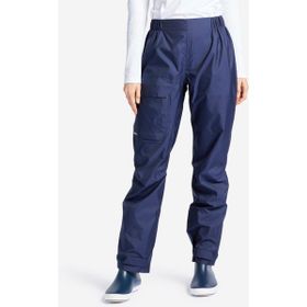 Decathlon Sailing 100 Lacivert Kadın Su Geçirmez Yelkenli Üst Pantolonu