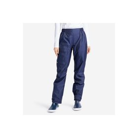 Decathlon Sailing 100 Lacivert Kadın Su Geçirmez Yelkenli Üst Pantolonu