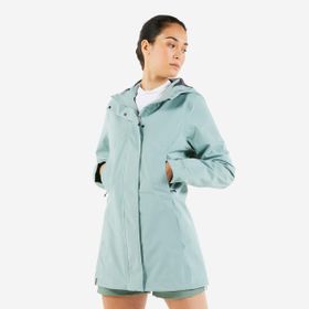 Decathlon Sailing 500 Açık Yeşil Yelkenli Kadın Yağmurluk