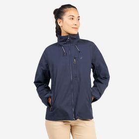 Decathlon Sailing 500 Lacivert Rüzgar Kesen Yelkenli Kadın Yağmurluğu