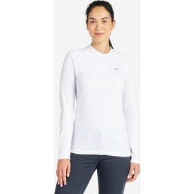 Decathlon Sailing 500 Uv Korumalı Uzun Kollu Beyaz Kadın T-shirt