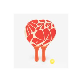 Decathlon Sandever Woody Racket Kırmızı Plaj Tenisi Raket Seti