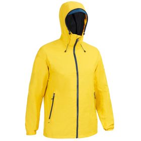 Decathlon Sarı Sailing 100 Tribord Çocuk Su Geçirmez Mont