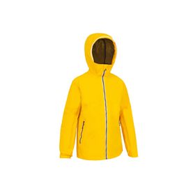 Decathlon Sarı Sailing 100 Tribord Çocuk Su Geçirmez Mont
