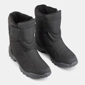 Decathlon Sh100 X-Warm Quechua Siyah Erkek Çocuk Kar Botu