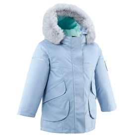 Decathlon SH500 Quechua Outdoor Mavi Mountain Kışlık Çocuk Kar Montu