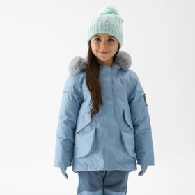 Decathlon SH500 Quechua Outdoor Mavi Mountain Kışlık Çocuk Kar Montu