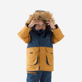 Decathlon SH500 Quechua Outdoor Mavi Mountain Kışlık Çocuk Kar Montu