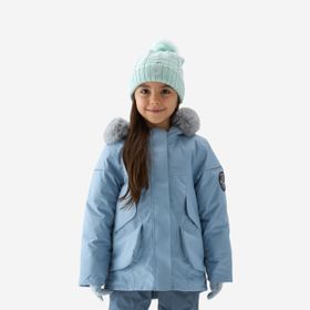 Decathlon SH500 Quechua Outdoor Mavi Mountain Kışlık Çocuk Kar Montu